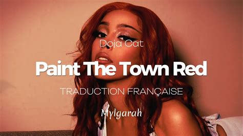 paint the town red traduction|she devil bad lil bih a rebel.